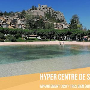 Hyper Centre, Appt Cosy Pour Vacances Familiales Sisteron Exterior photo