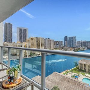 Ferienwohnung Infinite View Balcony With Pool, Gym And Near Beach Hallandale Beach Exterior photo