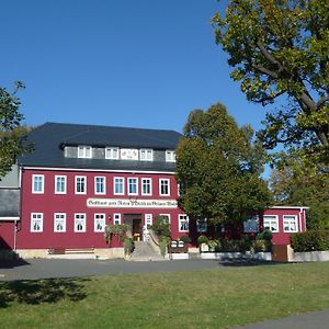 Hotel Zum Roten Hirsch im Grünen Wald Saalfeld Saale Exterior photo