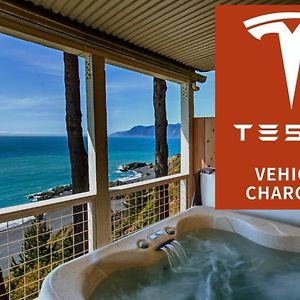 Ferienwohnung Amazing Oceanview, Oceanfront! By Oceanviewhottubs Shelter Cove, Ca Tesla Ev Station Exterior photo