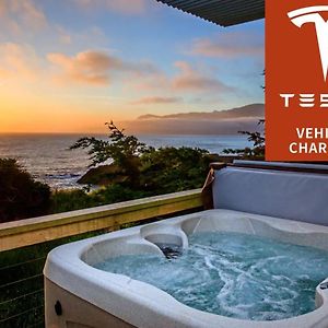 Ferienwohnung Magnificent Oceanview By Oceanviewhottubs Oceanfront! Shelter Cove, Ca Tesla Ev Station Exterior photo