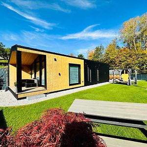 Voralpen Lodge - Ferienhaus mit Sauna&Hot Tub Traisen Exterior photo