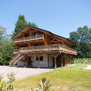 Ferienwohnung Chalet L'Oseraie, Location Touristique Spa 4 Etoiles Au Coeur Des Vosges Le Saulcy Exterior photo