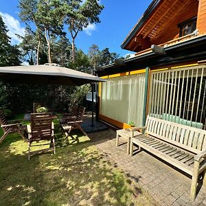 Villa Houten Chalet/Bungalow In Het Bos, Sauna, Jacuzzi Meijel Exterior photo