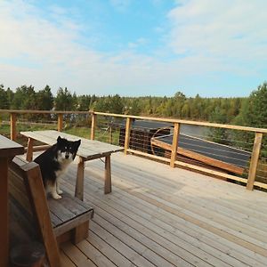 Hotel Cozy Cabin Styled Loft Kiruna Exterior photo