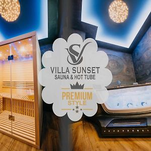 Villa Sunset Pool & Spa Apartments Zgornje Skofije Exterior photo