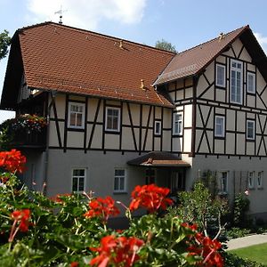 Hotel Pension Lindenhof Kromsdorf Exterior photo