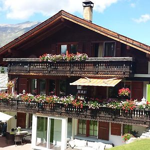 Ferienwohnung Chalet Valerie Grächen Exterior photo