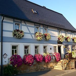 Hotel Gasthof zur Hoffnung Hinterhermsdorf Exterior photo