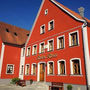 Hotel-Gasthof Rotes Roß Markt Einersheim Exterior photo