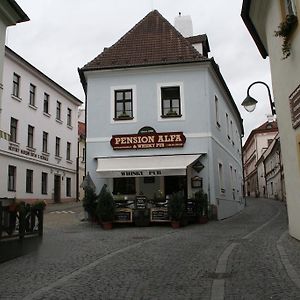 Hotel Pension Alfa & Whisky Pub Tábor Exterior photo