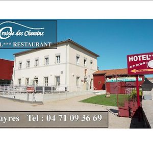 Hotel Logis La Croisee Des Chemins Cayres Exterior photo