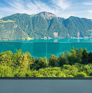 Villa Exklusives Chalet mit traumhafter See- und Bergsicht Seelisberg Exterior photo