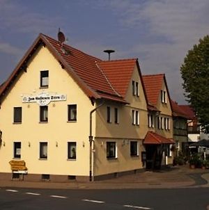 Hotel-Restaurant Zum Goldenen Stern Großalmerode Exterior photo