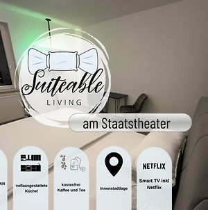 Suiteable-Living Moderne, zentrale Einraumwohnung Darmstadt Exterior photo