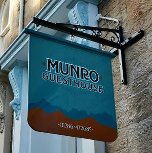 Munro Guest House Stirling Exterior photo