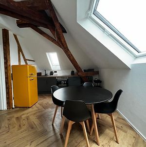 Maisonette-Wohnung mit freigelegtem Fachwerk Meckenbeuren Exterior photo