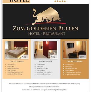 Hotel Zum goldenen Bullen Dorsten Exterior photo