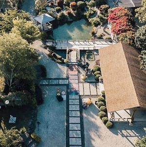 Villa Sukiya Tiny House In The Wonders Of A Japanese Koi Garden Homestead Exterior photo