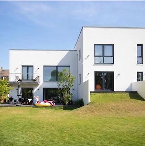Moderne 5 Schlafzimmer Designer Villa Mit Garten Und Garage Fusslaufig Am Cospudener See Markkleeberg Exterior photo