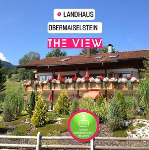 Ferienwohnung Landhaus Obermaiselstein THE VIEW Exterior photo