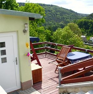 Ferienhaus Panorama-Blick Mit 2 Getrennten Schlafzimmern Und Grosser Terrasse Fur 2 Bis 4 Personen Königstein Exterior photo