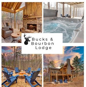 Bucks & Bourbon Lodge 3 King Beds+Hot Tub/Fire Pit Ellijay Exterior photo