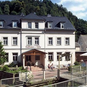 Hotel Gasthaus Zur Eiche Bad Schandau Exterior photo