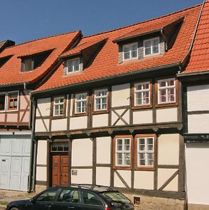 Ferienwohnung Urlaub im Fachwerk - Das Sattlerhaus Quedlinburg Exterior photo