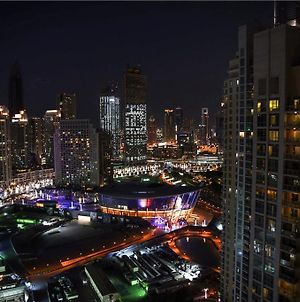 Downtown Apartments With Fountain And Burj Khalifa View Dubai Exterior photo