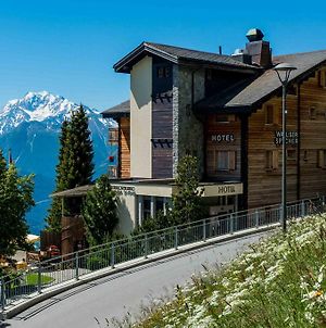 Swiss Chalet-Style Hotel Walliser Spycher Riederalp Exterior photo