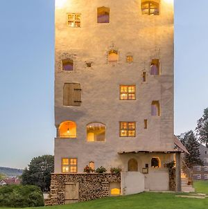 Ferienwohnung Turm zu Schloss Schedling Trostberg Exterior photo