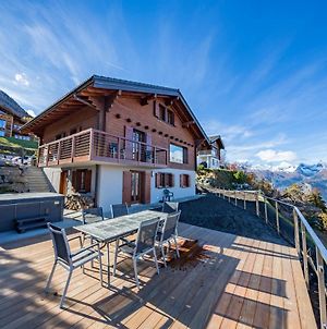 Villa Chalet Riquet - Ski/In-Out - Jacuzzi Nendaz Exterior photo