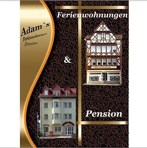 Adams Pension und Ferienwohnungen Mühlhausen Exterior photo